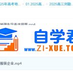 2025高三高考地理 刘勖雯地理 三轮 百度网盘